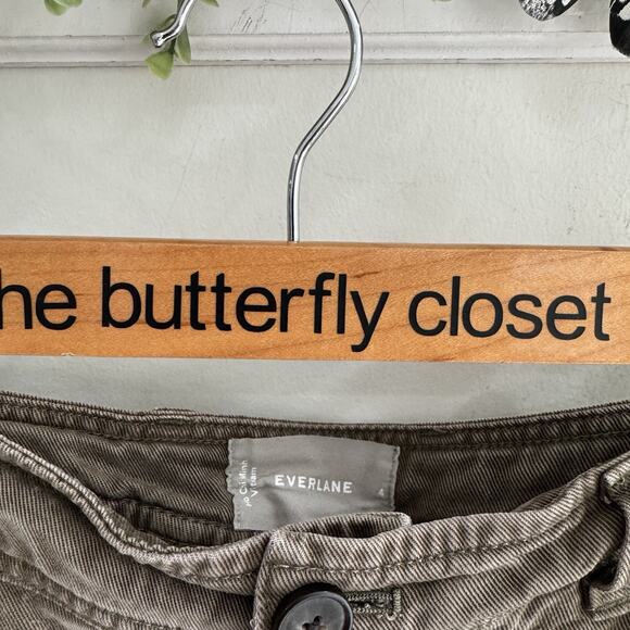 Women’s Everlane Tapered Green Pants Size 4 H634 - Picture 3 of 4